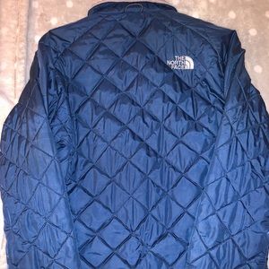 Navy Blue North Face Coat
